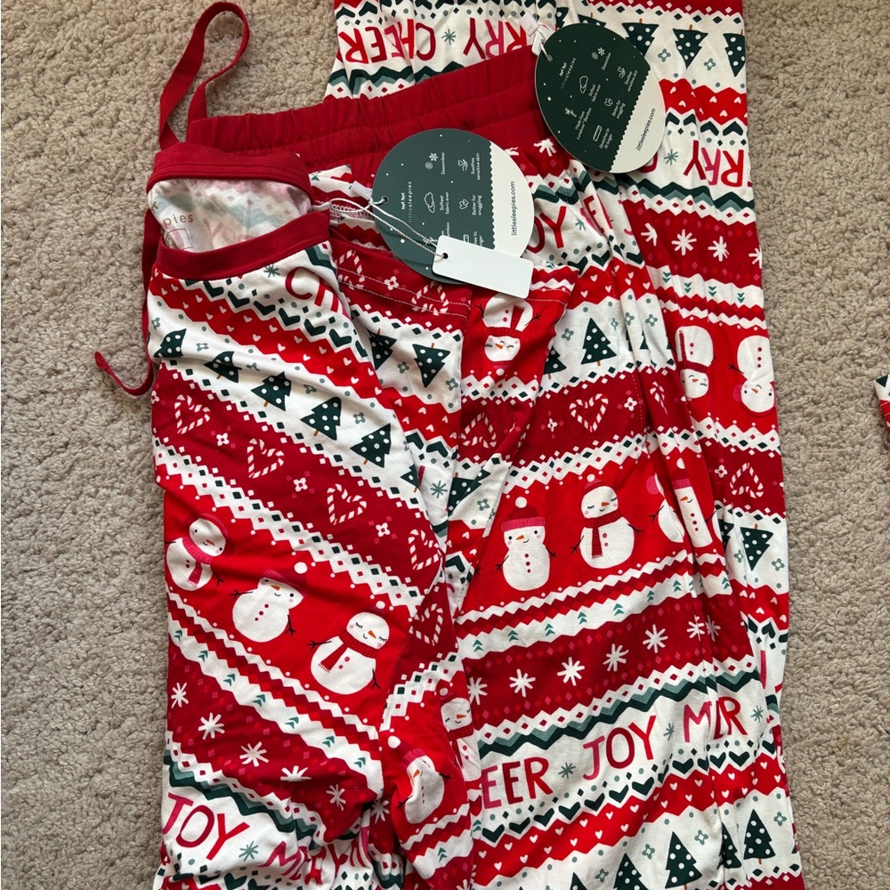 Little Sleepies NWT Festive Fair Isle Family Matching Pajamas - Picture 2 of 7